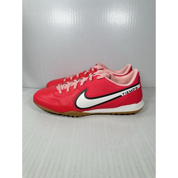 Size 10 Nike Tiempo Legend 9 TF Siren Red-Summit White Mens DA1191-618 NEW main image 6